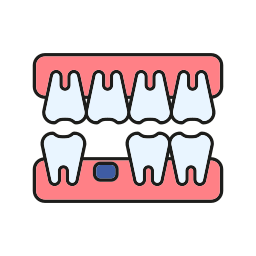 Broken tooth icon