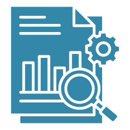 Analytic graph icon