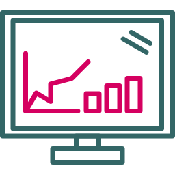 Statistical chart icon