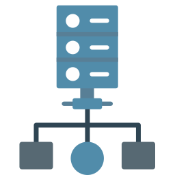 Cluster computing icon