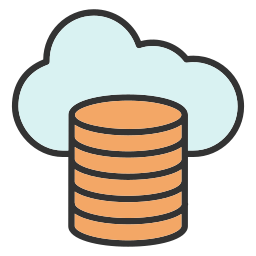 Cloud storage icon