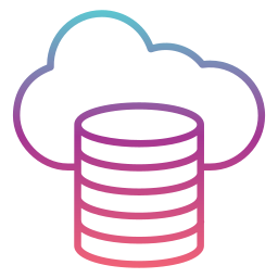 archiviazione nel cloud icona