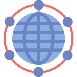 Global network icon