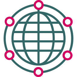 globales netzwerk icon