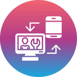 gegevenssynchronisatie icoon