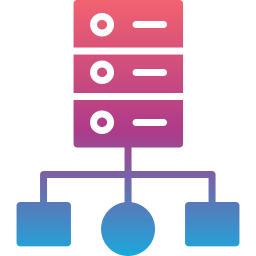 Cluster computing icon