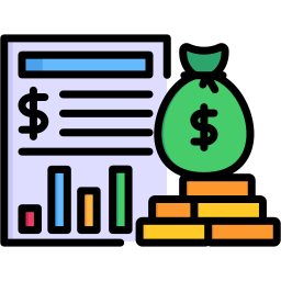 Financial report icon