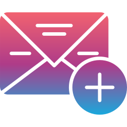 e-mail hinzufügen icon