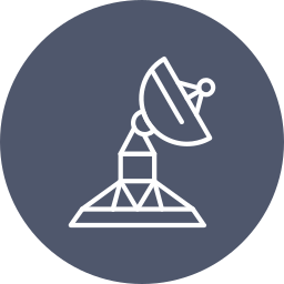 Satellite dish icon