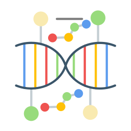 genetyczny ikona
