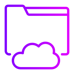 Cloud folder icon