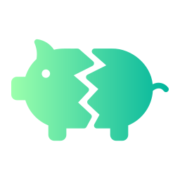 Piggy bank icon