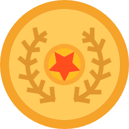 Gold medal icon