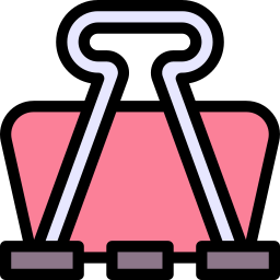 Binder clip icon