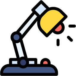 Desk lamp icon