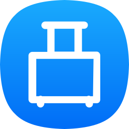 Travel bag icon