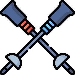 Trekking pole icon