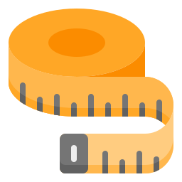 Measuring tape icon