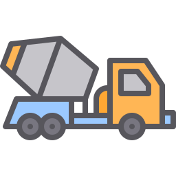 Mixer truck icon