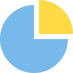 gráfico de pizza Ícone