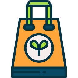 Eco bag icon