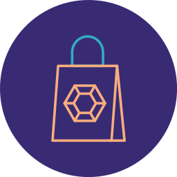 Shopping bag icon