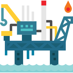 plataforma de petróleo Ícone