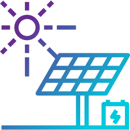 Solar panel icon