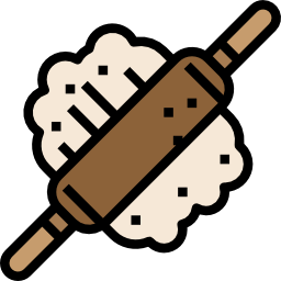 Dough rolling icon