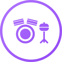 Drum set icon