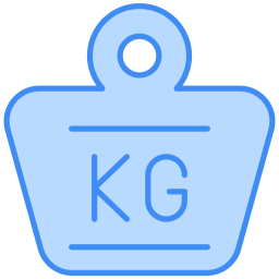 Parcel weight icon