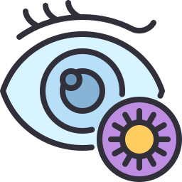 Contact lens icon