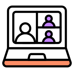 conferência on-line Ícone