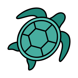 Sea turtle icon