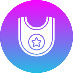 Baby bib icon