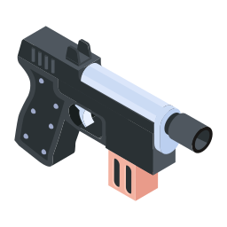 pistolet ikona