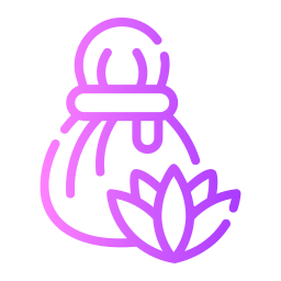 Herbal massage icon