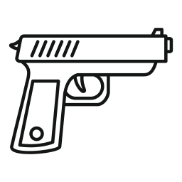 pistolet Icône