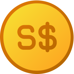 Singapore dollar icon