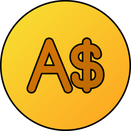 Australian dollar icon