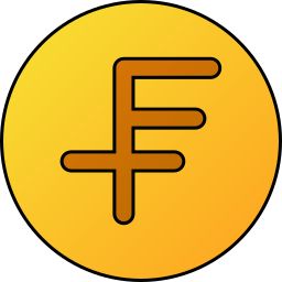 Swiss franc icon