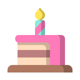 Birthday cake icon