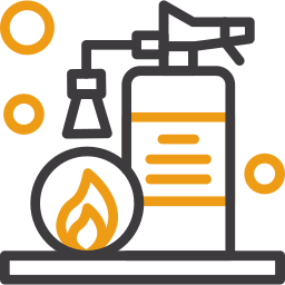 la sécurité incendie Icône