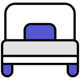 Single bed icon