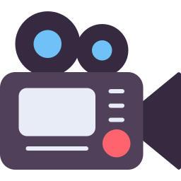 Movie camera icon