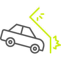 Car crash icon