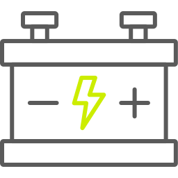 Car battery icon