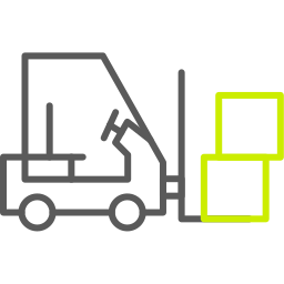 Lift truck icon