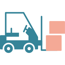 Lift truck icon