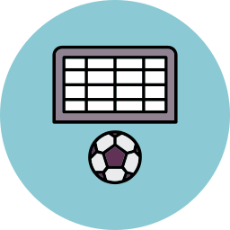 Football goal icon